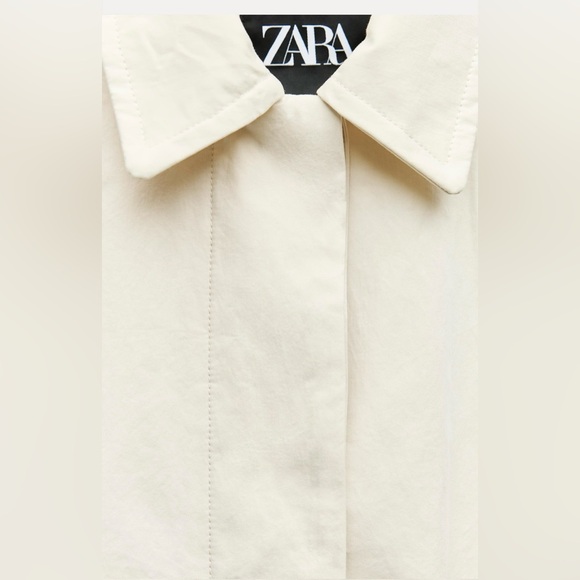 ZARA COAT , POCKET TRENCH ZW COLLECTION. SIZE M -L - Picture 12 of 15